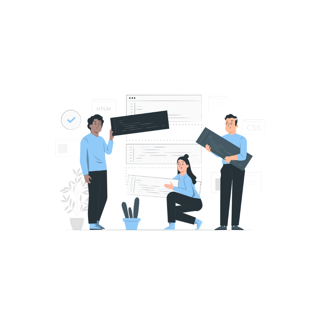 Front-end development page