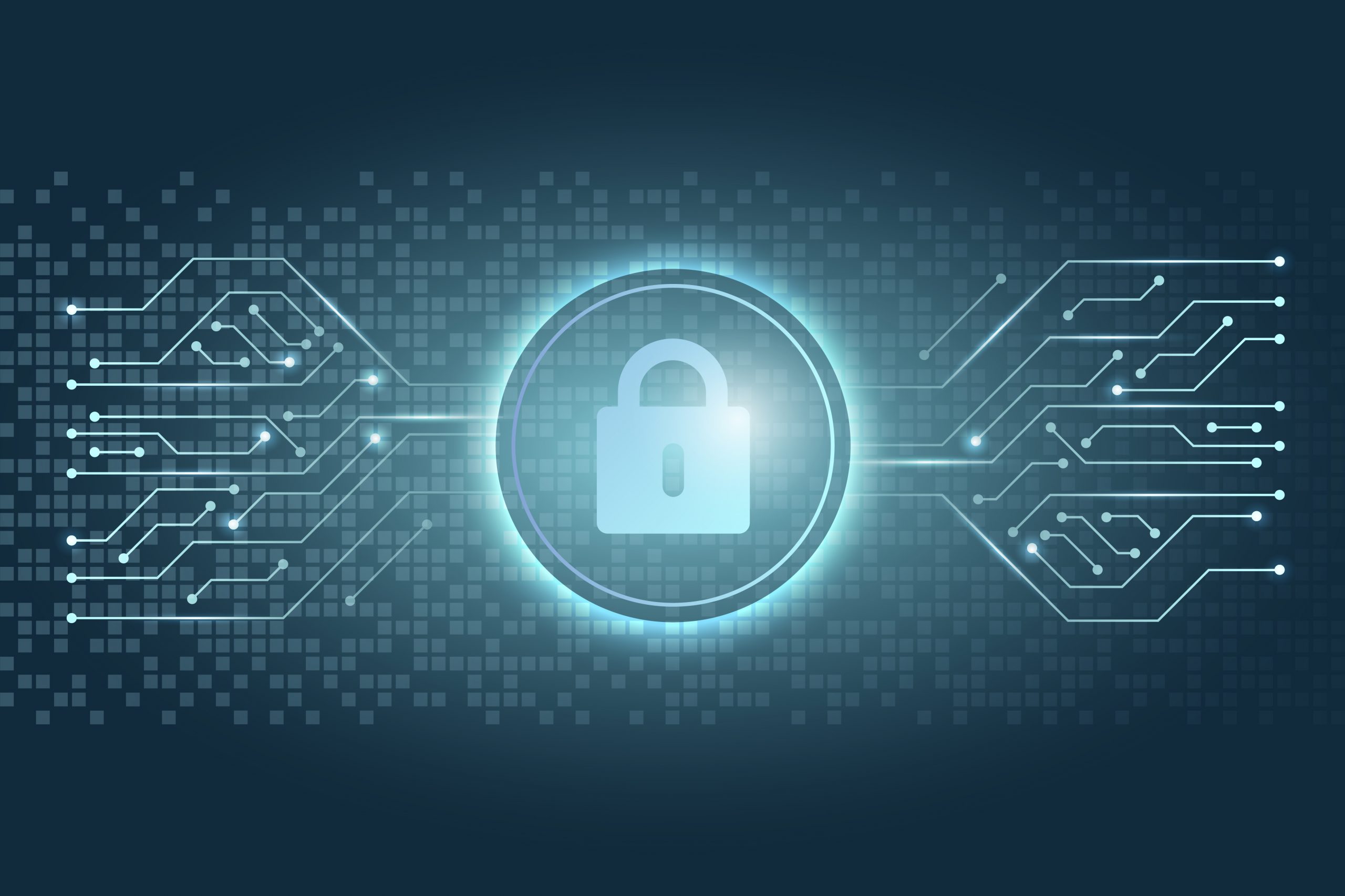 encryption represented as a lock
